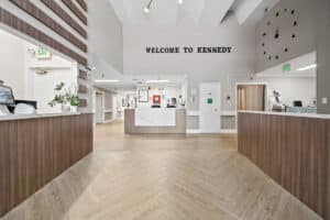 Front entry at the Kennedy Care facility